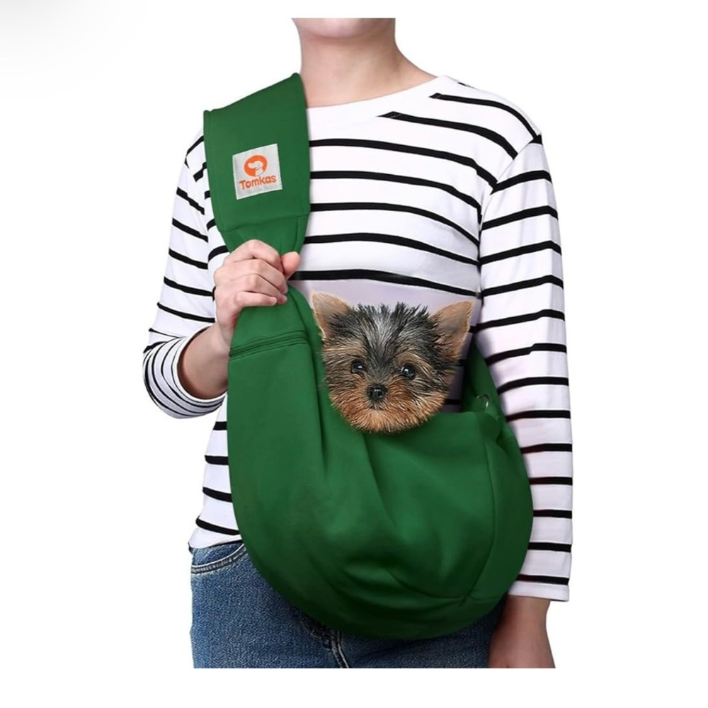 Tomkas Green Pet Sling Carrier